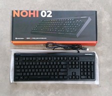 CyberPowerPC NOHI 02 RGB Illuminated USB Wired Gaming Keyboard QWERTY - New OB picture