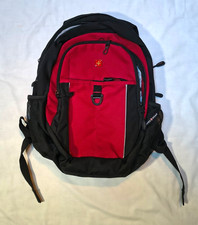 Classic Swiss Gear Airflow Laptop Backpack/Bag - Red and Black, 4 large pockets picture