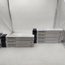 Lot of 7 Monoprice 7255 24-Port Cat6 Patch Panel MP-C5U8BBH24 picture