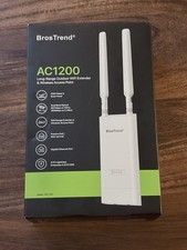 BrosTrend AC1200 Dual-Band WiFi Extender MU-MIMO Beamforming Gigabit picture