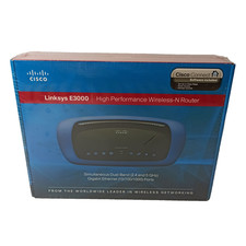 Cisco Linksys E3000-AU Dual Band 2.4GHz 5 Wireless-N Router Ethernet Brand New picture
