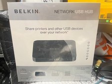 SEALED Belkin F5L009 USB 5-Port Network Hub Device Sharing Black/ New(K14) picture