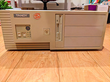 Tandy 2100 486 vintage Desktop Computer configured with dos/win 3.1 + games picture