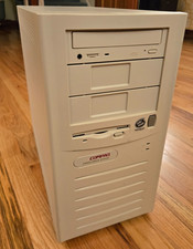 90s Compaq PROLINEA 6150e Tower w. Pentium PRO and Boots to Bios w. HDD BEIGE picture