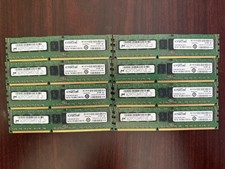 Crucial 16GB (8x2GB) 240-PINN DIMM 256Mx72 DDR3 PC3-1 RAM (SOLD AS PAIRS) picture