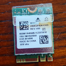 Realtek RTL8852BE M.2 Wireless WiFi Card 1201 Mbps FRU 5W10V25844 picture