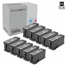 10PK Compatible BLACK Ink for Lexmark 14N1068 100XL HY Cartridge S305 S405 S505 picture
