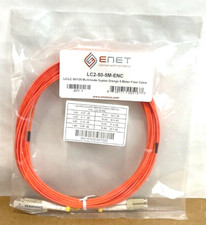 ENET MultiMode LC/LC Duplex Fiber Patch Cable (5 meters) LC2-50-5M-ENCvb ✅ ❤️️ picture