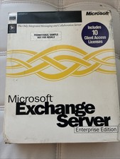 Microsoft Exchange Server Enterprise 5.0 Edition 10 License Big Box 1997 Vintage picture