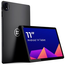 tabtoday 11 inch Tablet, Android 14, Octa-Core Processor 128GB ROM, WiFi - Black picture