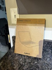 Logitech Combo Touch Keyboard Case for Apple iPad- Open Box New picture