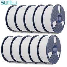 SUNLU PLA+ 1KG*10/Roll PLA Plus 3D Printer Filament 1.75+/-0.02mm High Toughness picture