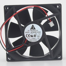 For DELTA AFB0912HH 0.40A 12V 90*90*25mm 9CM 2PIN Double ball case cooling fan picture
