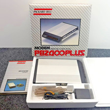 Packard Bell PB2400PLUS 2400 BPS External Serial Modem RS232 Vintage In Box picture