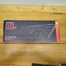 BRAND NEW: CyberPowerPC NOHI 02 RGB Wired USB Gaming Keyboard RGB LED Black  picture