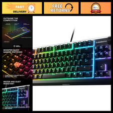RGB Mechanical Gaming Keyboard TKL - Compact, Quiet, Backlit, Durable Design picture