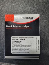 Innovera tech essentials black ink cartridge fits HP 94 Black C87765WN IVR-65WN picture