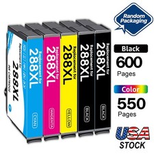5PK 288XL Ink Cartridge for Epson 288 XP-330 XP-340 XP-430 XP-434 XP-440 XP-446 picture