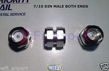 1 x L29 7/16 DIN Male jack to 7/16 DIN Male RF coaxial adapter connector USA picture