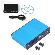 External 6 Channel USB 5.1 Audio Output Adapter Sound Card SPDIF for Laptop New picture