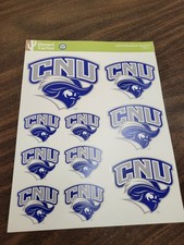 3 Packs Of Christopher Newport Captains Sticker Multipack - College Spirit Set picture