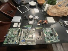 Lot of PC Parts - Motherboards RAM Hard Drives Coolers PCI Form Factor picture