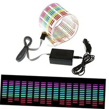 ESUPPORT 45 x 11cm Sound Music Activate Sensor Car Auto Sticker Multi Colour picture
