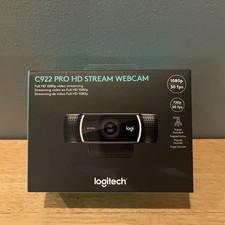 New Logitech C922 Pro HD Webcam 960-001087 Sealed in Box, 1080p/30 fps Tripod picture