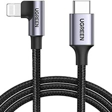 3-Foot Lightning Cable 90 Degree Angle Rapid Charging picture