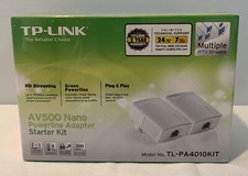 NIP TP-Link AV500 Nano Powerline Adapter Starter Kit Model No. TL-PA4010KIT picture