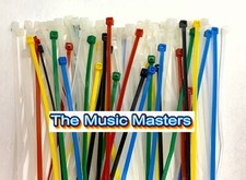 200 Assorted Colors 4, 6, 8, 12 inch Nylon Wire Cable Tie Wraps Straps Zip Ties picture