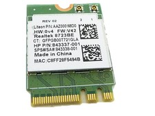 HP 20 22 244 LAPTOP BLUETOOTH 0.4 WIRELESS WIFI CARD 843337-001 843338-001 GOOD picture