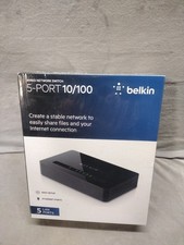 Belkin 5-Port 10/100  Wired Network Switch | Brand New picture