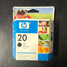 HP 20 Genuine/Original Black Inkjet Print Cartridge C6614D for HP Printers picture