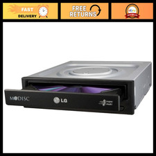 Internal DVD-RW Drive, 24x Speed, SATA, Black, Compatible with DVD-RAM & CD-ROM picture