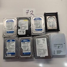 Lot of 8 Mixed Hard Disk Drives - Toshiba/Seagate/Samsung/WD Tested 80-320GB picture