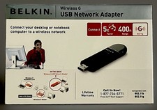 Belkin F5D7050 Wireless G USB Network Adapter 802.11g 54Mbps New Sealed picture