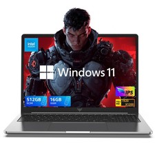 KAIGERR Laptop, 16GB DDR4 512GB SSD Laptop Computer, 16.0inch Windοws 11 Laptop  picture