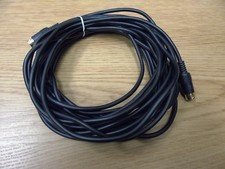 25'  25 Ft Long  Video Cards S-VIDEO Cable Camera Cable Black 4-Pin picture