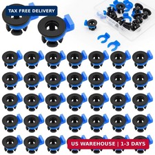 40PCS Bowden Tube Coupler Collet Clamp Clip Bowden Collet and Clip Set Plastic J picture