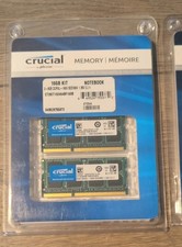 Crucial 16GB Kit 2x 8GB DDR3 DDR3L 1600 MHz PC3-12800 Sodimm Memory picture