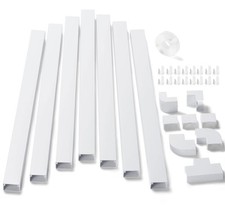 126in Cord Hider Kit, Wire Hiders for TV on Wall, Paintable Cable Management ... picture