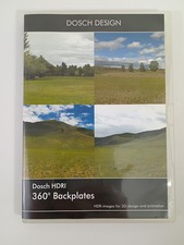 DOSCH HDRI 360° Backplates DVD 3D Design & Animation LANDSCAPE IMAGES picture