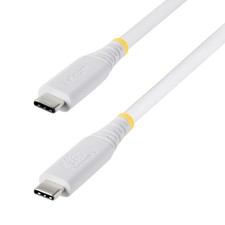 StarTech 1.5ft/45cm USB4 USB-C Cable, 40Gbps, 240W, 8K 60Hz DP2.1, White picture