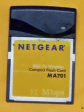 Netgear 802.11b Wireless Compact Flash CF Card 11Mbps MA701 Used picture