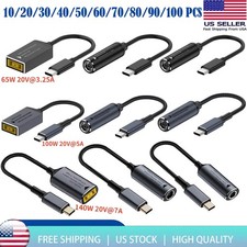 Lot 65-140W Laptop Wall Charger Converter USB TypeC Power Charging Cable Adapter picture