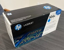 New  HP 504A Cyan Original LaserJet Toner Cartridge, CE251A picture