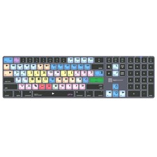 Logickeyboard Titan Wireless Backlit Shortcut Mac Keyboard for Avid Media Compos picture