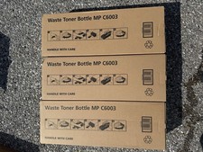 RICOH Waste Toner Bottle MP C6003 LOT QTY. 3 (BRAND NEW) picture