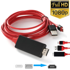 1080P Phone to HDMI Cable Digital HDTV TV AV Adapter For iPhone 14 13 11 8 iPad picture